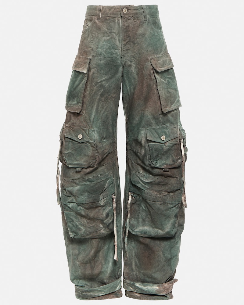 ATTICO Damen The Attico Cargohose Fern aus Baumwoll-Canvas ATTICO Damen The Attico Cargohose Fern aus Baumwoll-Canvas