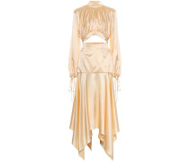Midikleid aus Seidensatin