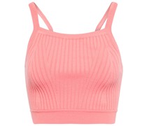 Live The Process Bralette Crop aus Rippstrick