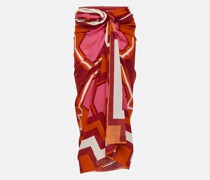 Johanna Ortiz Bedruckter Pareo aus Baumwoll-Voile