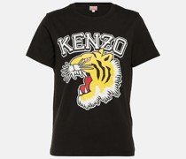 Kenzo T-Shirt Varsity Jungle aus Baumwolle