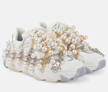Junya Watanabe Verzierte Sneakers aus Leder