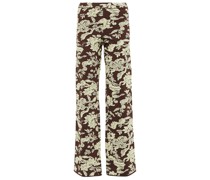 Jil Sander Bedruckte Hose aus Jacquard