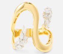 Ring Golden Strada aus 18kt Gelbgold mit Diamanten