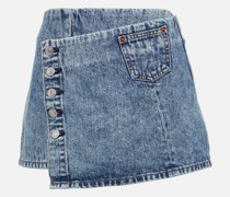 Re/Done Wickelrock aus Denim