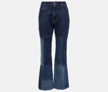 Chloe Cropped Flared Jeans