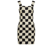 Nanushka Kariertes Minikleid Najya
