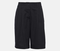 Shorts aus Baumwoll-Twill