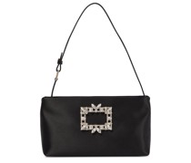 Roger Vivier Schultertasche RV Nightlily Mini aus Satin
