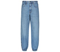 High-Rise Barrel Jeans The Lounge