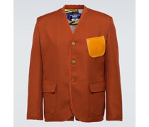 Junya Watanabe Jacke mit Lederimitat