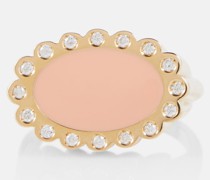 Ring Margarita Brillante aus 18kt Gelbgold mit Diamanten