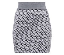 Burberry Minirock aus Jacquard-Strick