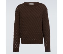 Lemaire Pullover Openwork aus einem Baumwollgemisch