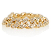 Ring aus 18kt Gelbgold mit Diamanten