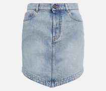 Alexandre Vauthier Verzierter Jeansrock