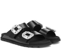 Sandalen Slidy Viv' aus Leder