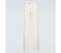 Amiri Mid-Rise Hose aus Twill