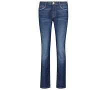 Frame Mid-Rise Cropped Slim Jeans Le Garcon