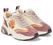 Tory Burch Sneakers Good Luck mit Veloursleder
