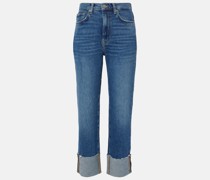High-Rise Cropped Jeans Logan