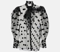 Nina Ricci Bluse aus Tuell