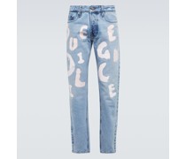 Bedruckte Jeans