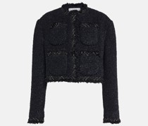 Sacai Cropped-Jacke aus Tweed