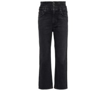 High-Rise Straight Jeans Sidney
