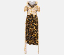 Marine Serre Bedrucktes Midikleid