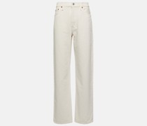 Re/Done High-Rise Straight Jeans