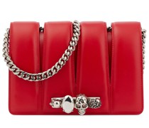 Alexander McQueen Schultertasche The Slash Small aus Leder