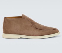 Ankle Boots Open Walk aus Veloursleder