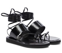 Zehensandalen Brooklyn aus Leder