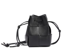 Bucket-Bag Cassette Mini aus Leder