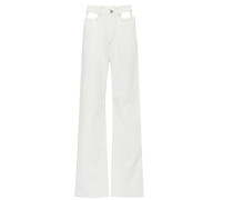 Maison Margiela High-Rise Jeans mit weitem Bein