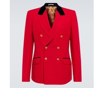 Gucci Jacke aus Wolle und Leinen