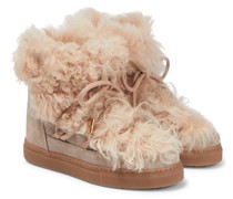Inuikii Ankle Boots aus Shearling und Leder