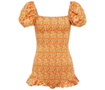 Caroline Constas Bedruckter Playsuit Ginny