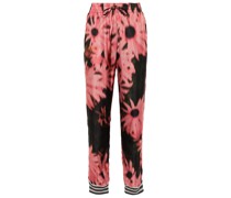 Dries Van Noten Hose aus Baumwolle und Seide