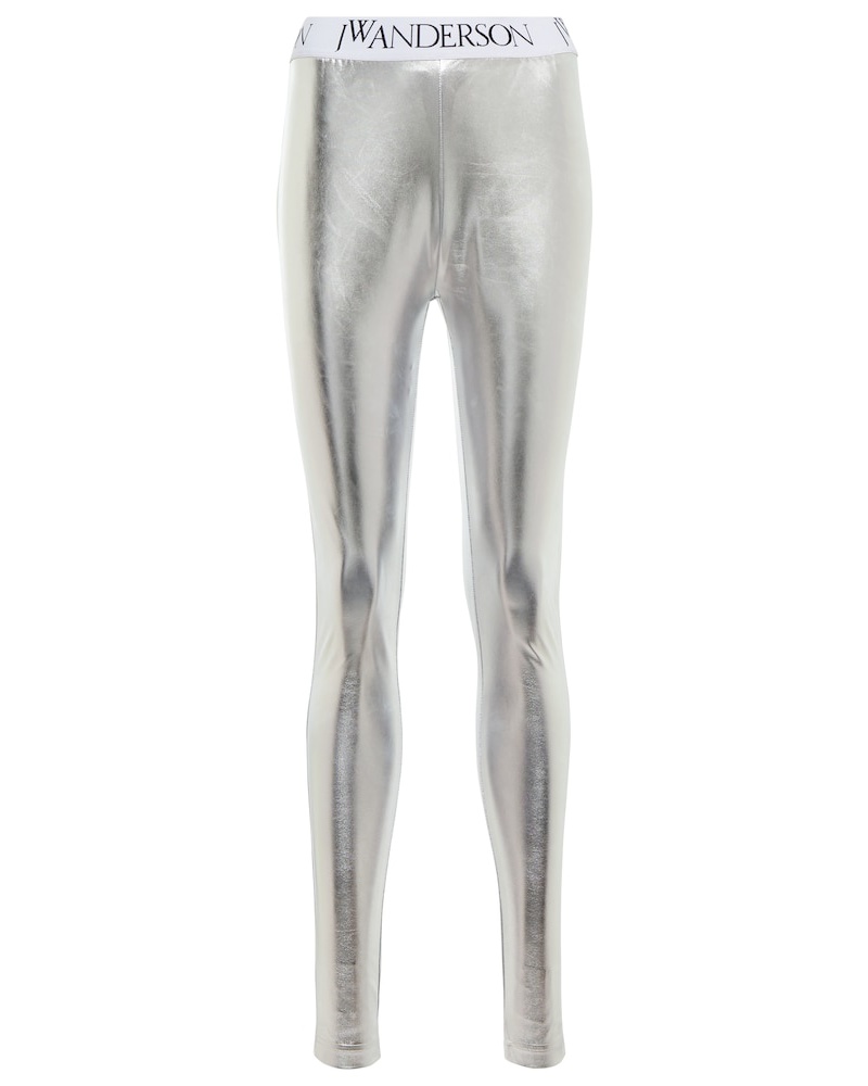 J.W.Anderson Damen JW Anderson Metallic-Leggings aus Jersey