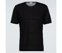 Saint Laurent Besticktes T-Shirt