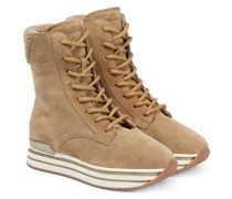 Hogan Plateau-Sneakers Midi aus Leder