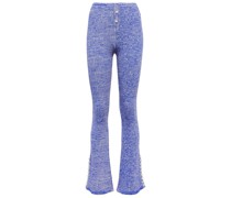 Live The Process Flared Jogginghose Marl