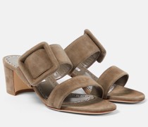 Sandalen Newton 50 aus Veloursleder