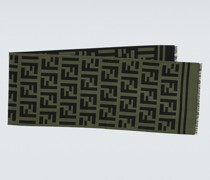 Fendi Schal FF aus Wolle und Seide
