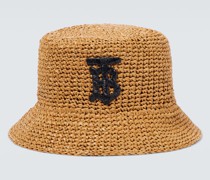 Burberry Hut TB in Raffiabast-Optik