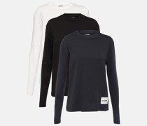Jil Sander Set aus drei Sweatshirts aus Jersey
