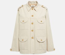 Blaze Milano Jacke Sahariana aus Baumwolle und Leinen