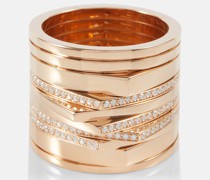 Repossi Ring Antifer aus 18kt Rosegold mit Diamanten